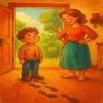 داستان کودکانه بلند درباره ادب و مسئولیت پذیری: امیر و کفش های گِلی