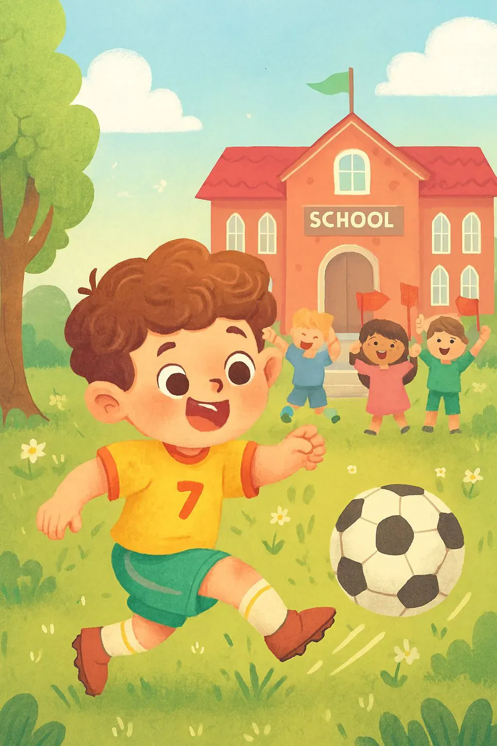 داستان رویای امیر فوتبالیست در مسابقات مدرسه