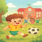 رویای امیر فوتبالیست در مسابقات مدرسه