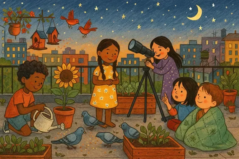 داستان راز پشت بام آپارتمان و شادی بدون تلویزیون