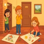 دوستی در راهروهای آپارتمان و بازی های بدون موبایل