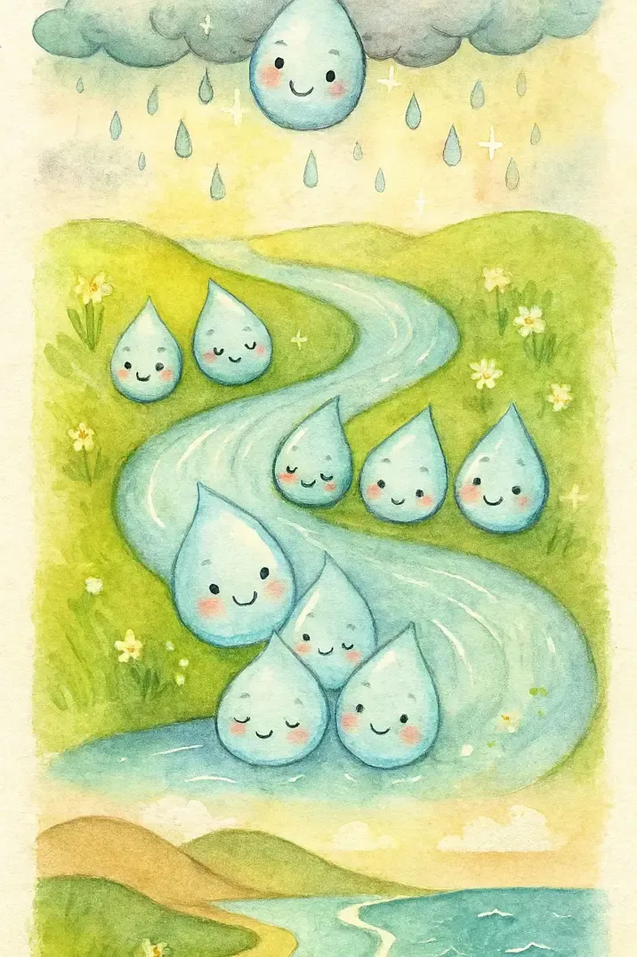 داستان قطره بارانی که دریا شد