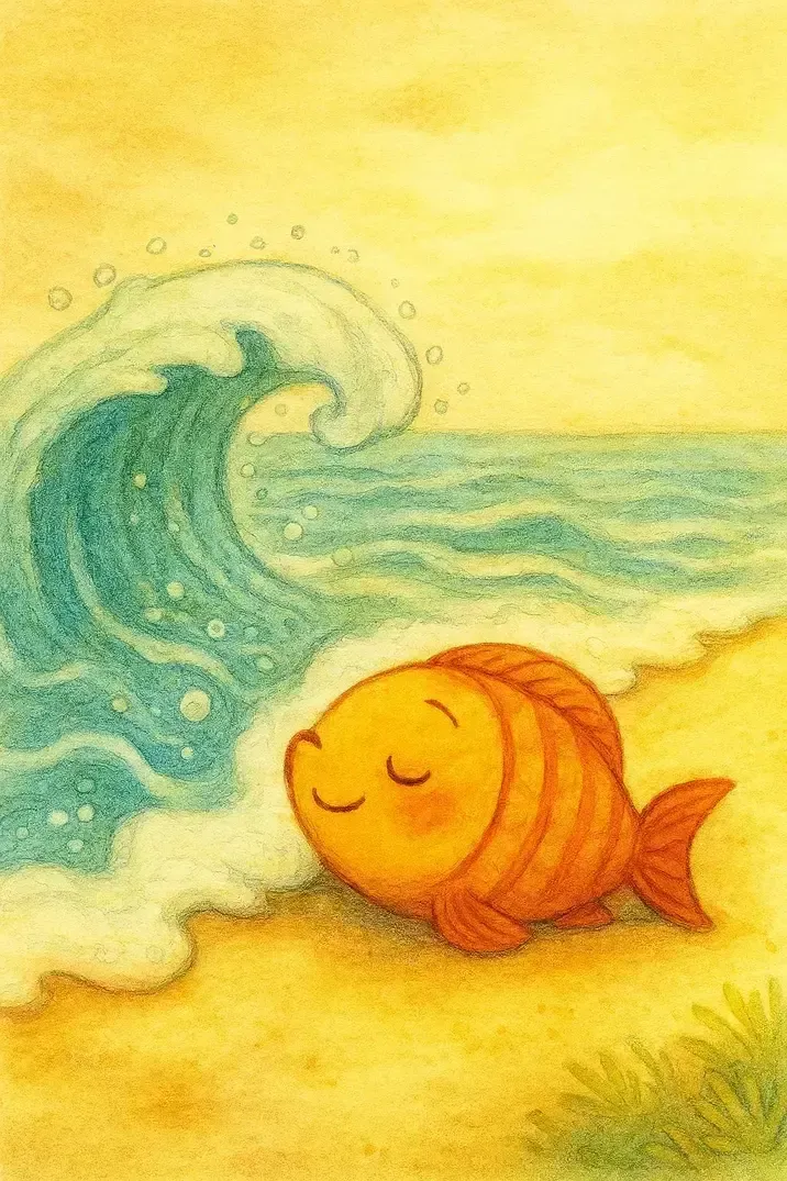 داستان ماهی کوچکی که به موج ها گوش داد