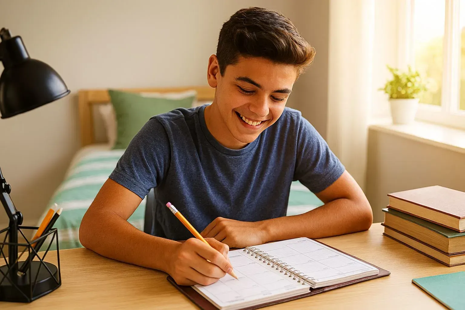 داستان نوجوان منظم و شادی روزانه