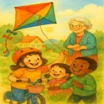 داستان کودکانه حکمت مادربزرگ در حل مشکل دوستان