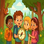 داستان کودکانه سفر ماجراجویانه با قطب نما