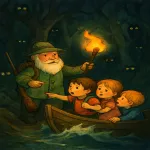 داستان کودکانه سفر به جنگل تاریک و تجربه شکارچی دانا