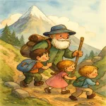 داستان کودکانه کوه نوردی و تجربه راه بلد