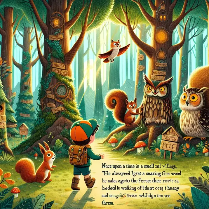 داستان ماجراجویی در جنگل جادویی