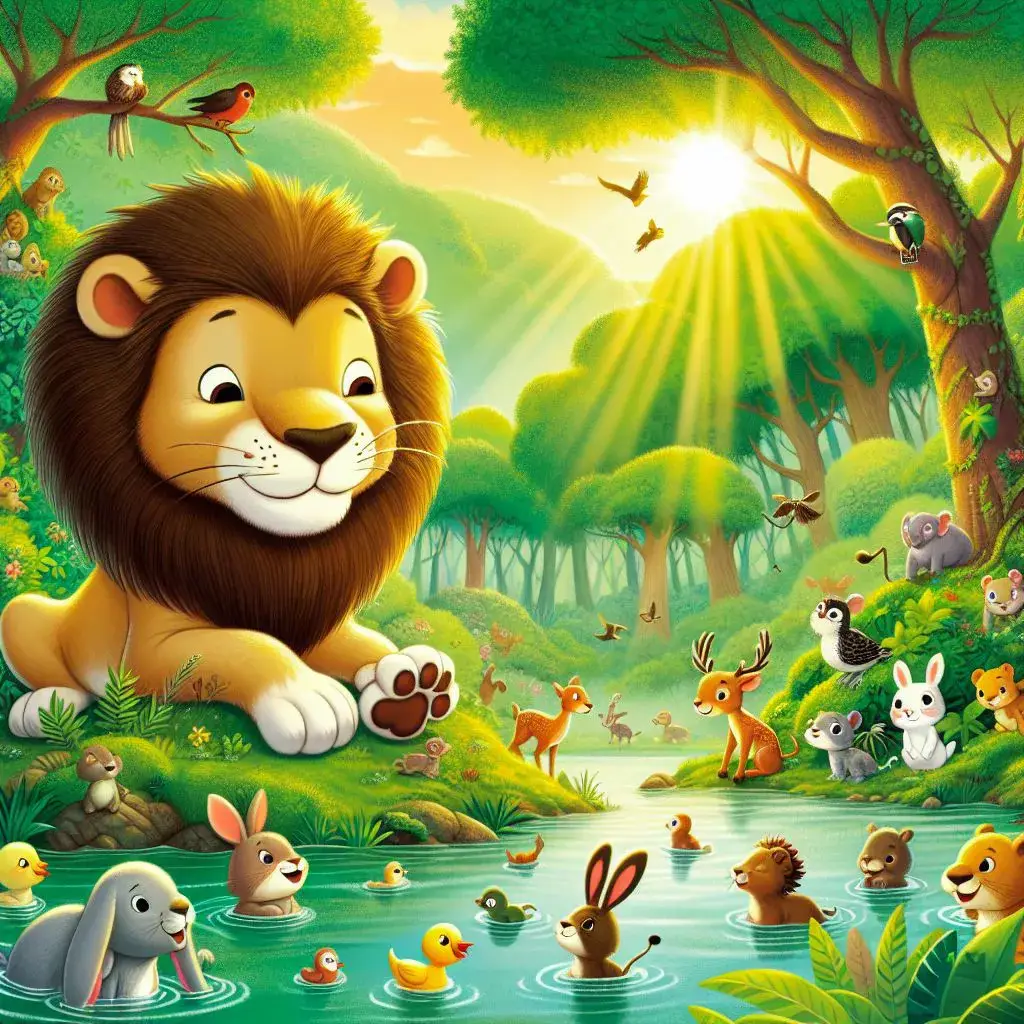 داستان راز دوستی در جنگل سبز