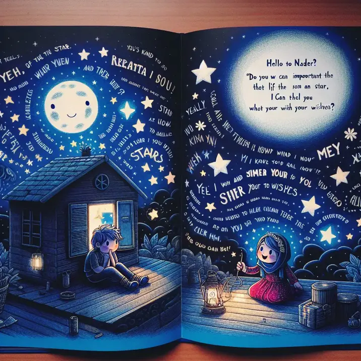 داستان کودک و ستاره شب