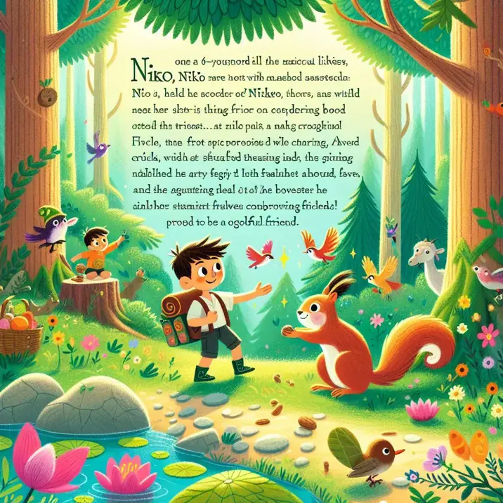 داستان ماجراجویی نیکو در جنگل جادویی