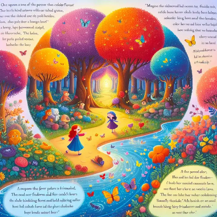 داستان ماجراجویی های جوی و دوستانش در جنگل رنگ ها