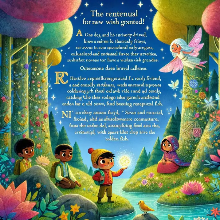 داستان ماجراجویی در جنگل جادویی