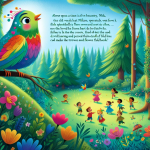 داستان سحرآمیز پرنده رنگین کمانی