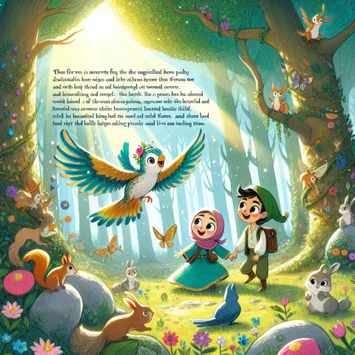 داستان ماجراجویی در جنگل جادویی