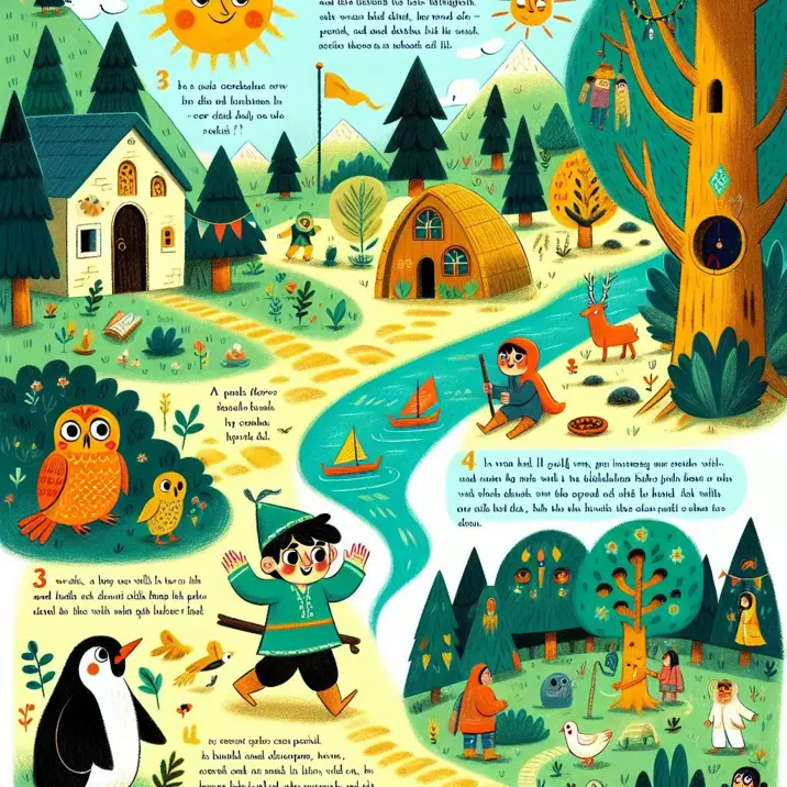 داستان ماجرای شجاعت کاوه در جنگل جادویی