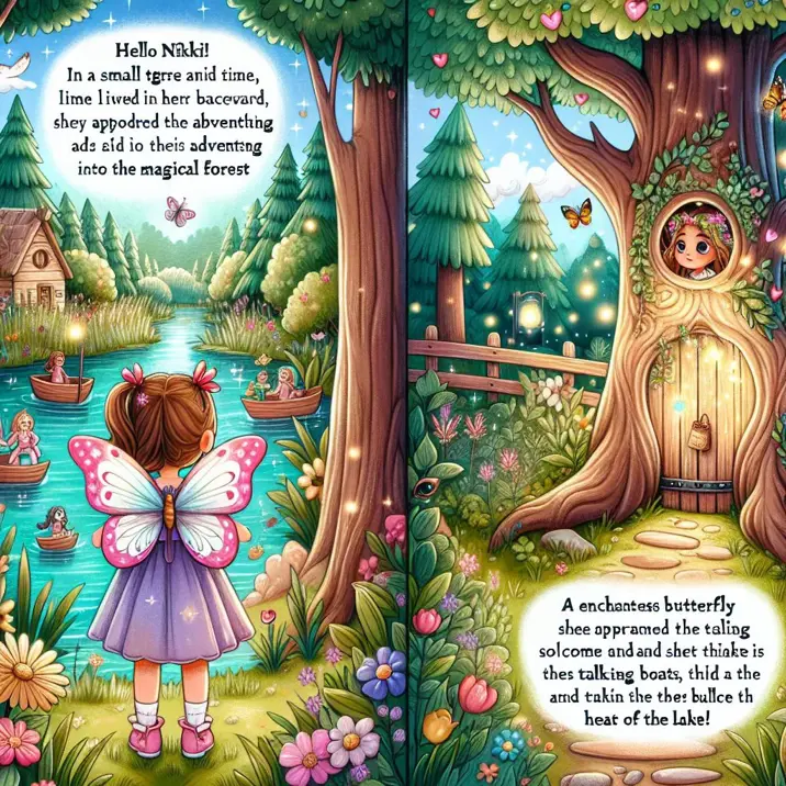 داستان ماجراجویی در جنگل جادویی