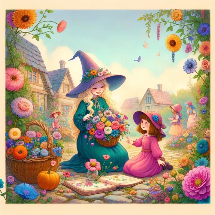داستان جادوگر مهربان و باغ جادویی