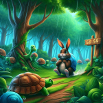 ماجرای جالب خرگوش و لاک پشت