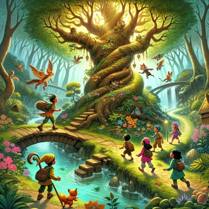 داستان ماجراجویی در جنگل سحرآمیز