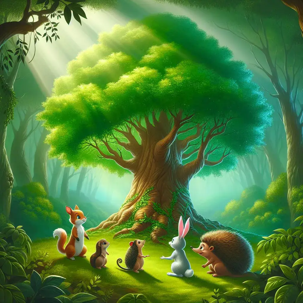 داستان جنگل دوست داشتنی و راز درخت بزرگ