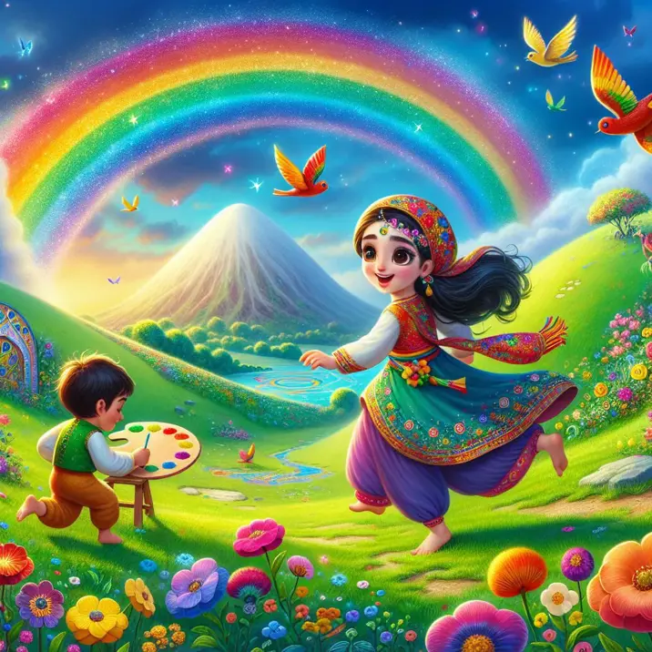 داستان سفر به دنیای رنگین