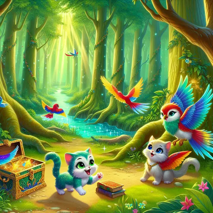 داستان ماجراجویی در جنگل جادویی