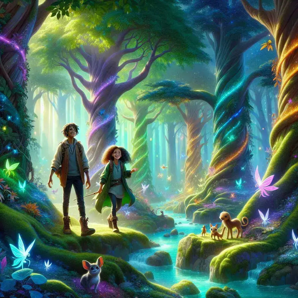 داستان ماجراجویی در جنگل جادویی