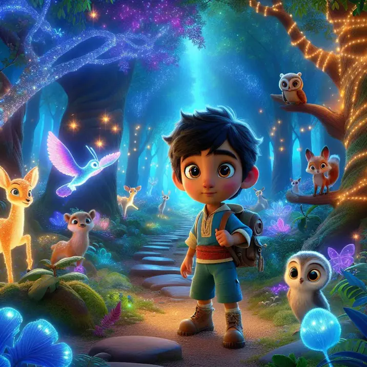 داستان ماجراجویی در جنگل جادویی