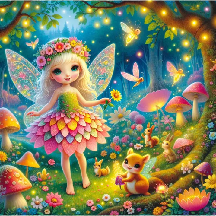 داستان ماجراهای پری کوچک در جنگل جادویی