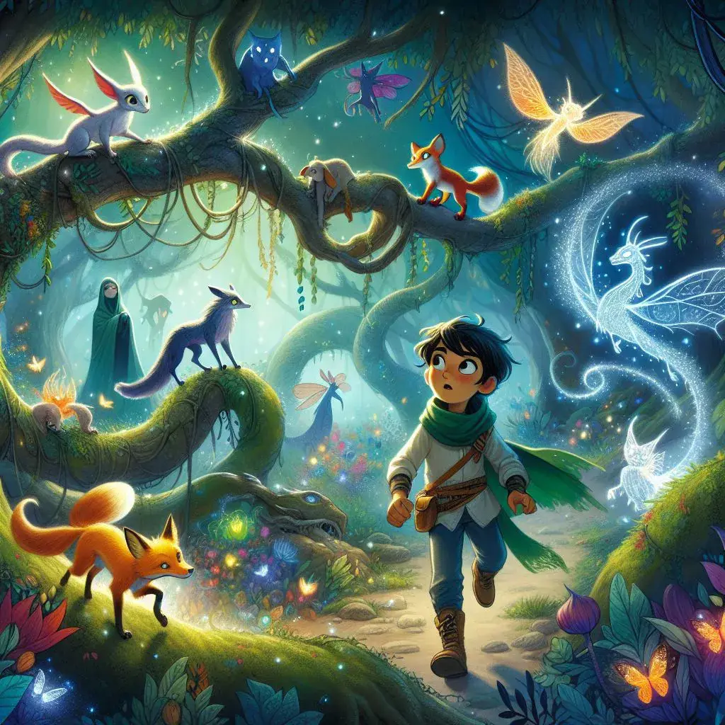 داستان ماجراجویی در جنگل جادویی