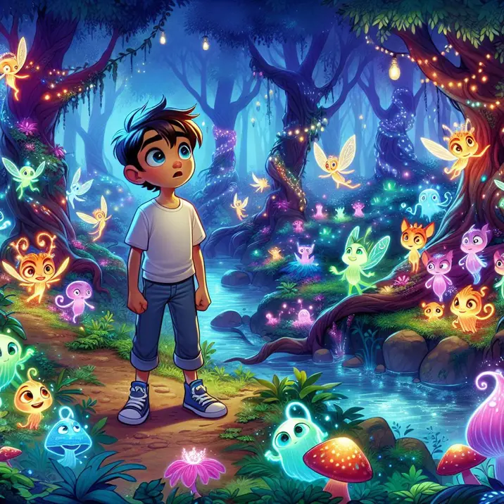 داستان ماجراجویی در جنگل جادویی