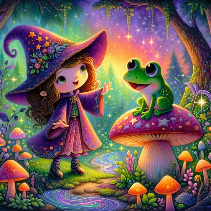 داستان ماجرای جادوگر کوچک و قورباغه خوش صحبت