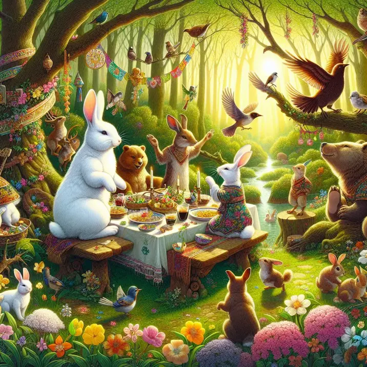 داستان ماجرای عید نوروز در جنگل سبز