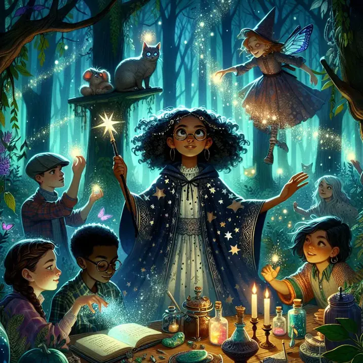 داستان عصرانه جادوگری در جنگل اسرارآمیز