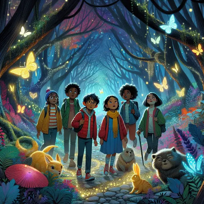 داستان ماجراجویی در جنگل جادویی