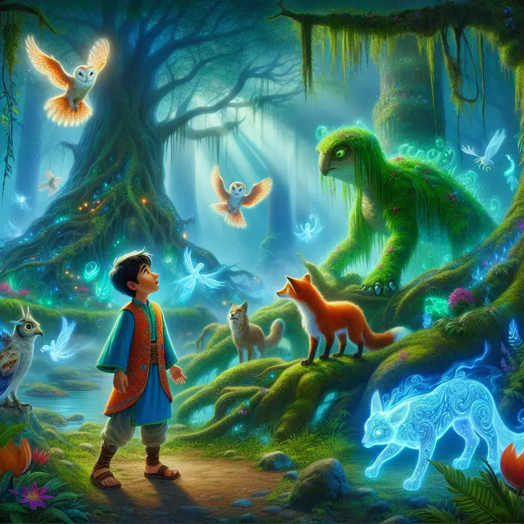 داستان ماجراجویی در جنگل جادویی