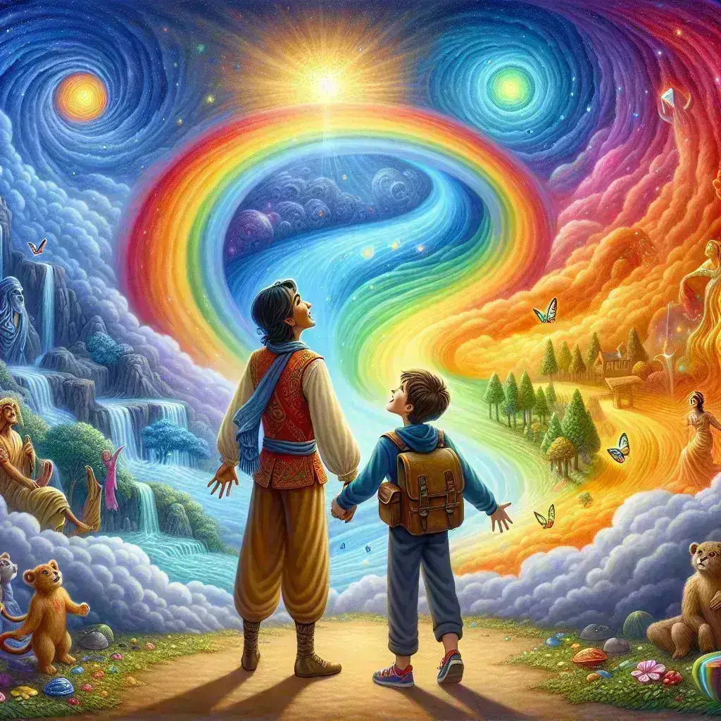 داستان جادوی رنگین کمان