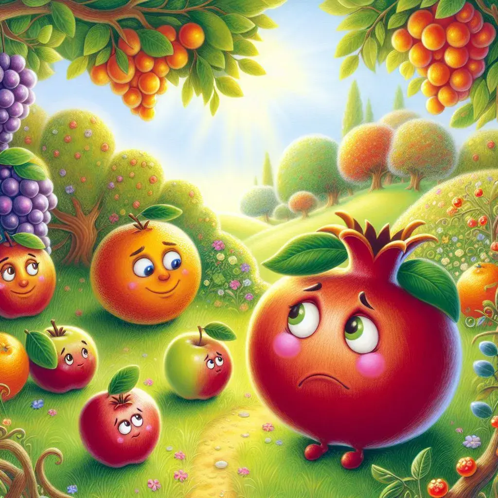 داستان ماجرای جالب انار و سیب