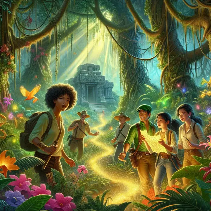 داستان ماجراجویی در جنگل رازدار