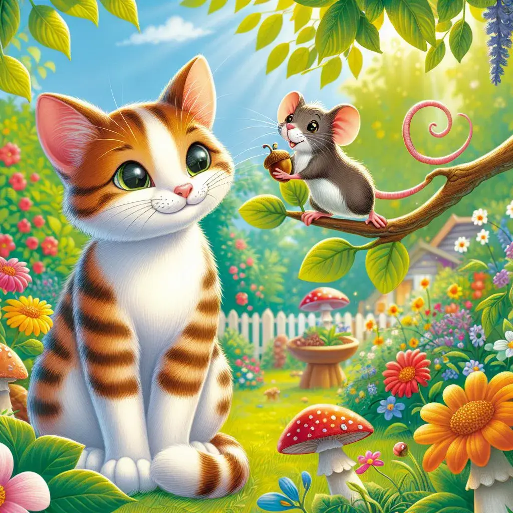 داستان گربه شجاع و موش بازیگوش