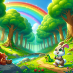 ماجرای رنگین کمان در جنگل