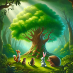 جنگل دوست داشتنی و راز درخت بزرگ