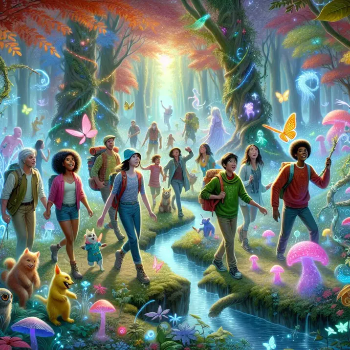 داستان ماجراجویی در جنگل جادویی