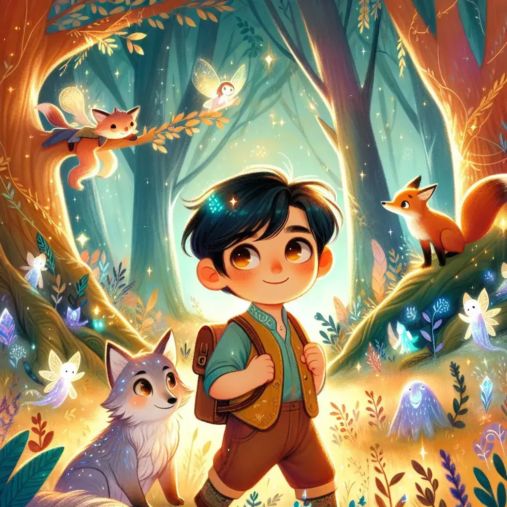 داستان ماجراجویی در جنگل جادویی