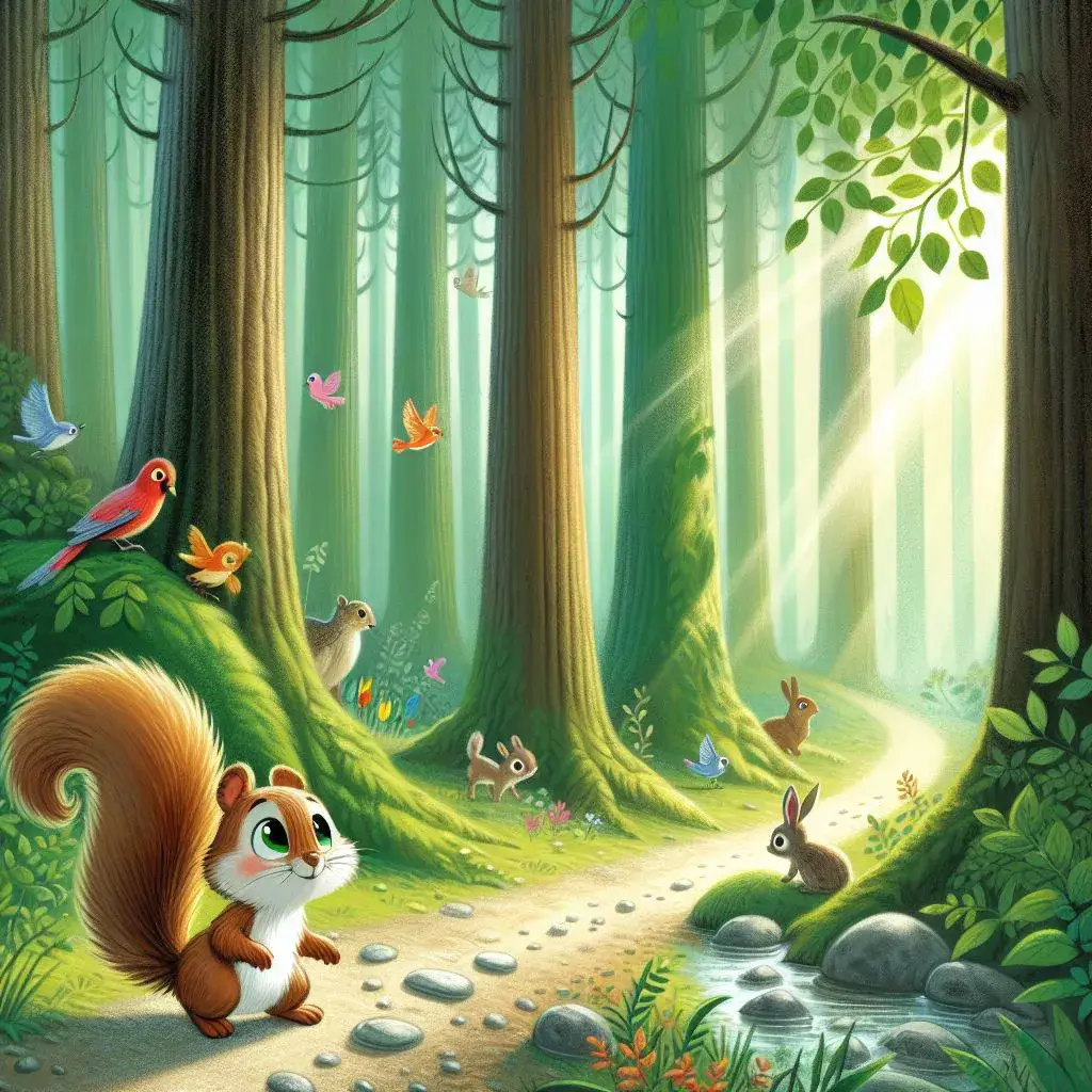 داستان ماجرای تنهایی سنجاب کوچولو