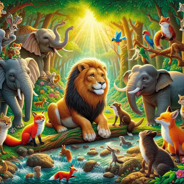 داستان شجاعت شیر و دوستانش