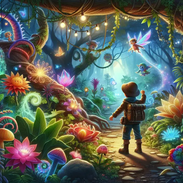 داستان ماجراجویی در جنگل جادویی