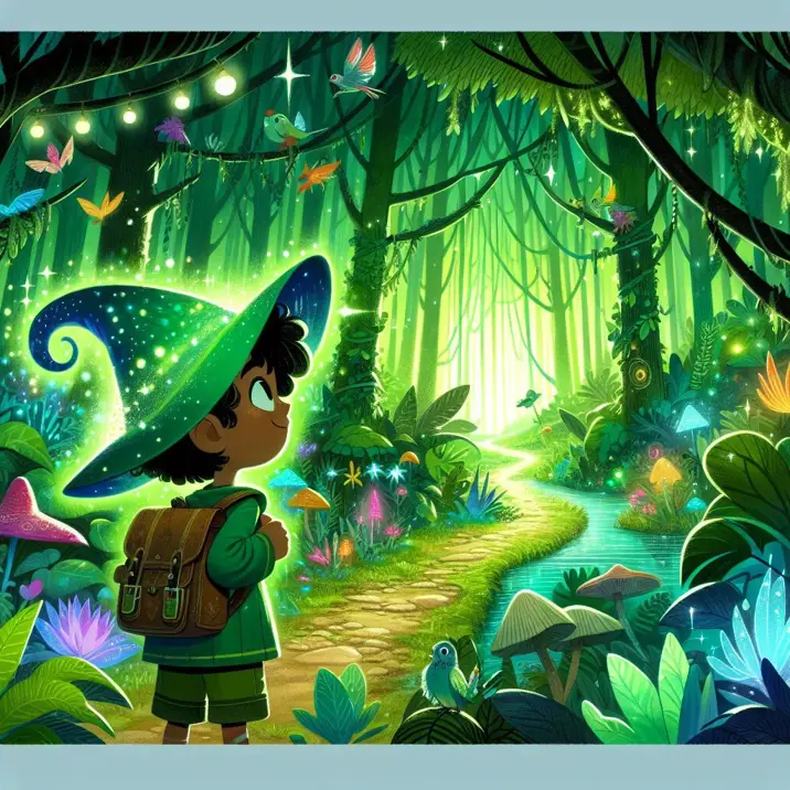 داستان سفر جادویی در جنگل سرسبز